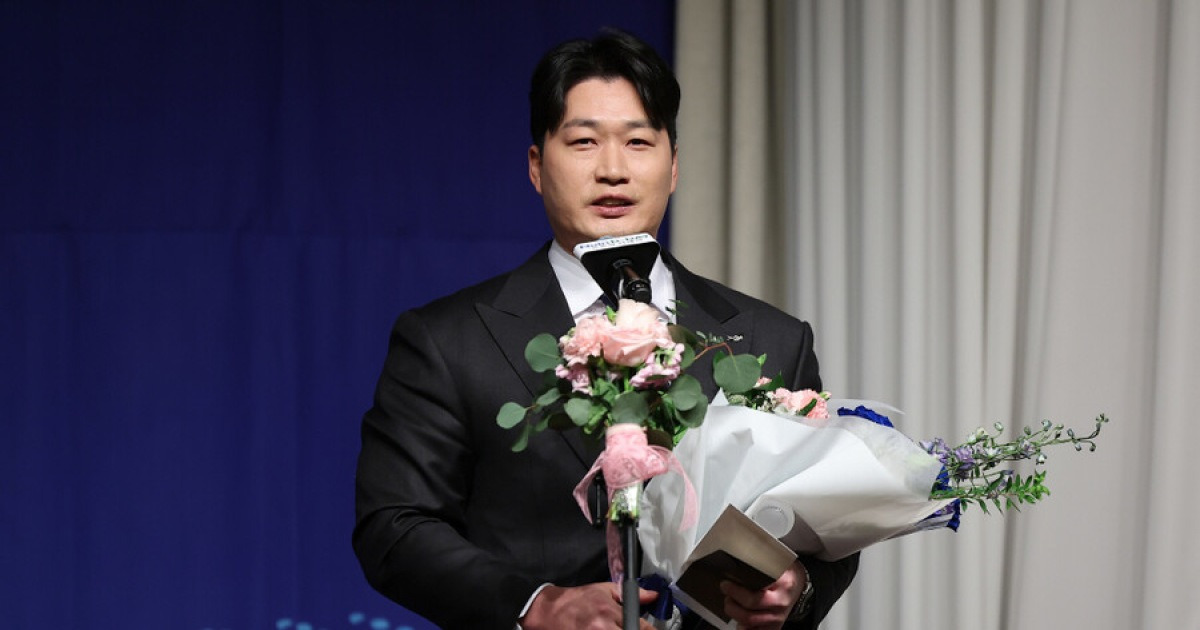 오승환, 일구대상 수상 21년 프로 생활 피날레 한국야구 발전에 기여하겠다