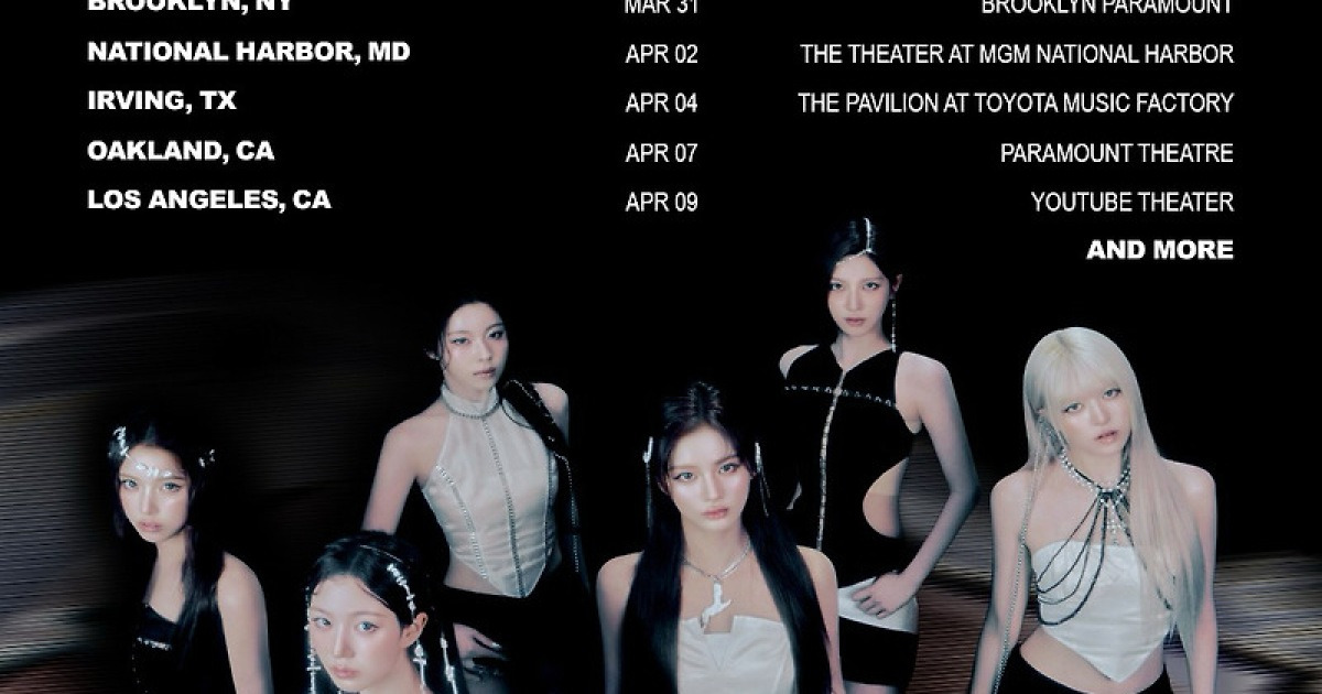 엔믹스, 데뷔 첫 월드투어 개최…유럽·북미 총 11개 도시