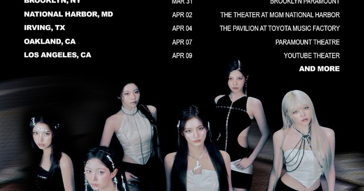 엔믹스, 데뷔 첫 월드투어 개최…유럽 이어 북미로