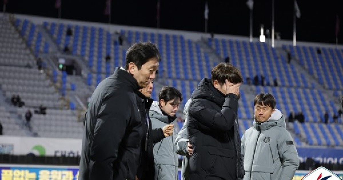 '6년 만의 강등'이 들춘 수원FC의 열악한 현실, 감독·주장 입 모아 소신 발언 [케현장]