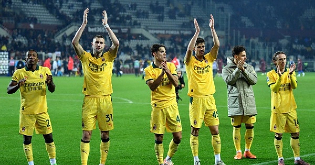 '풀리식 멀티골' AC밀란, 토리노 원정서 3-2 역전승…13G 연속 무패+리그 선두 탈환