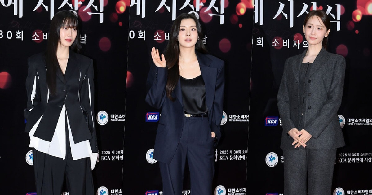 '탈 드레스' 문가영-이선빈-윤아, 레드카펫 압도한 여배우들의 멋쁨 슈트핏