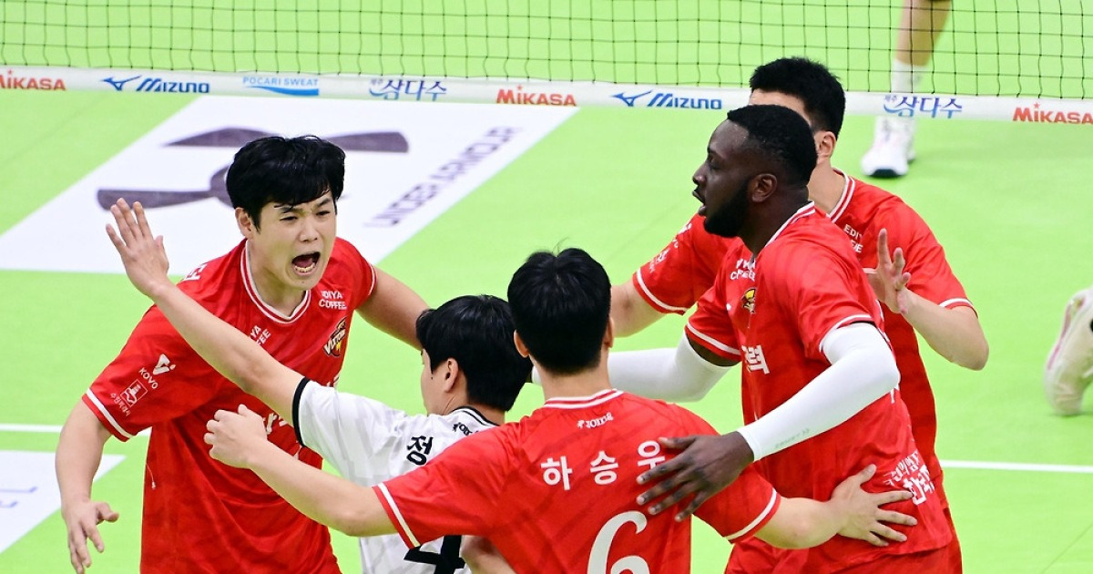 남자배구 '상위팀 킬러' 한국전력, 2R 5승1패 상승세 이어갈까