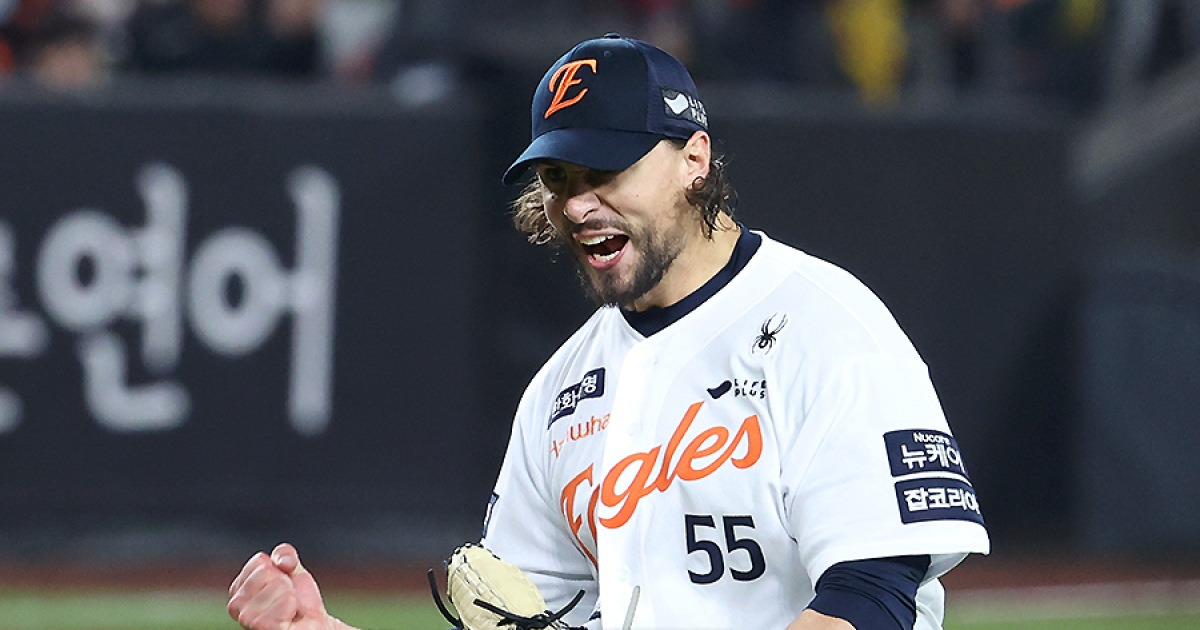 1분 전까지 오피셜 없었는데… 와이스 아내 눈물 한화 보고싶어