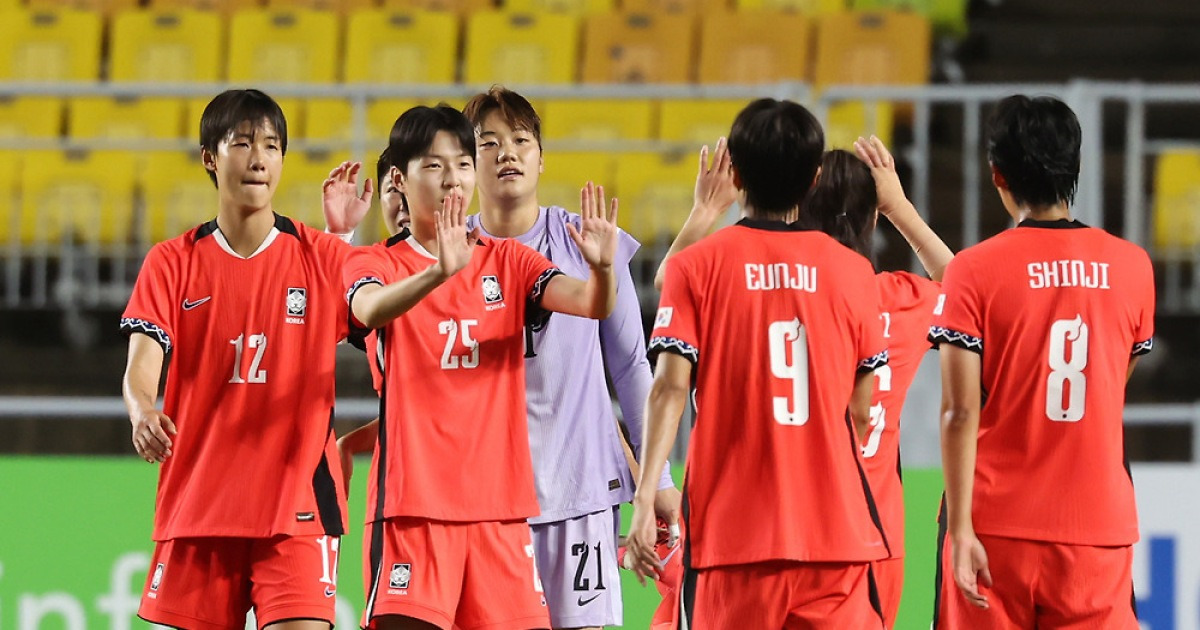'유럽 원정 평가전 무승' 한국 여자축구, FIFA 랭킹 21위