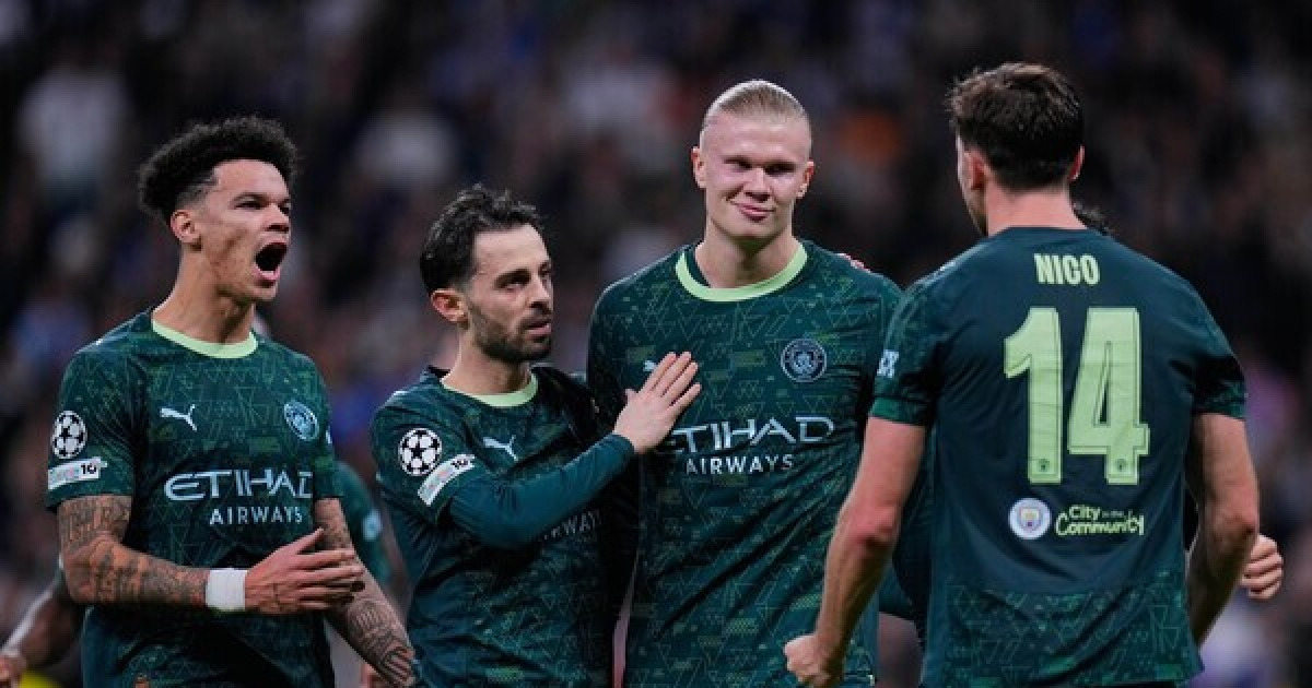 '최고 공격수 대전은 불발' 맨시티, 홀란 결승골로 음바페 빠진 레알에 2-1 승…4위 도약