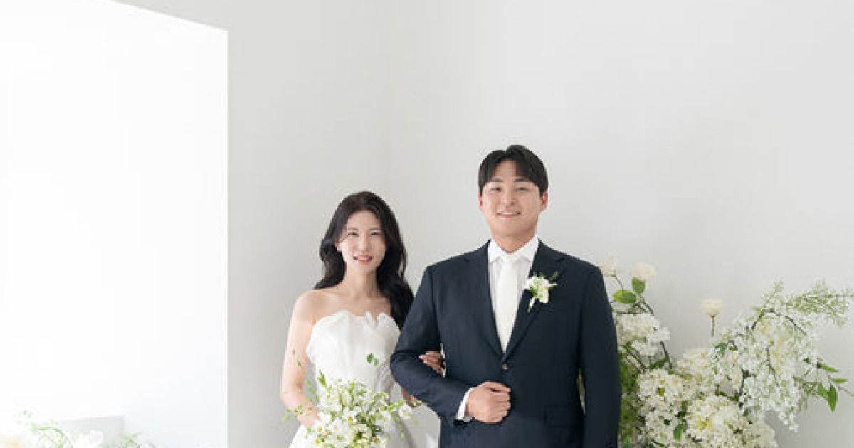 야구선수-사격코치 부부 탄생! 키움 투수 양지율, 3살 연상 연인과 13일 화촉