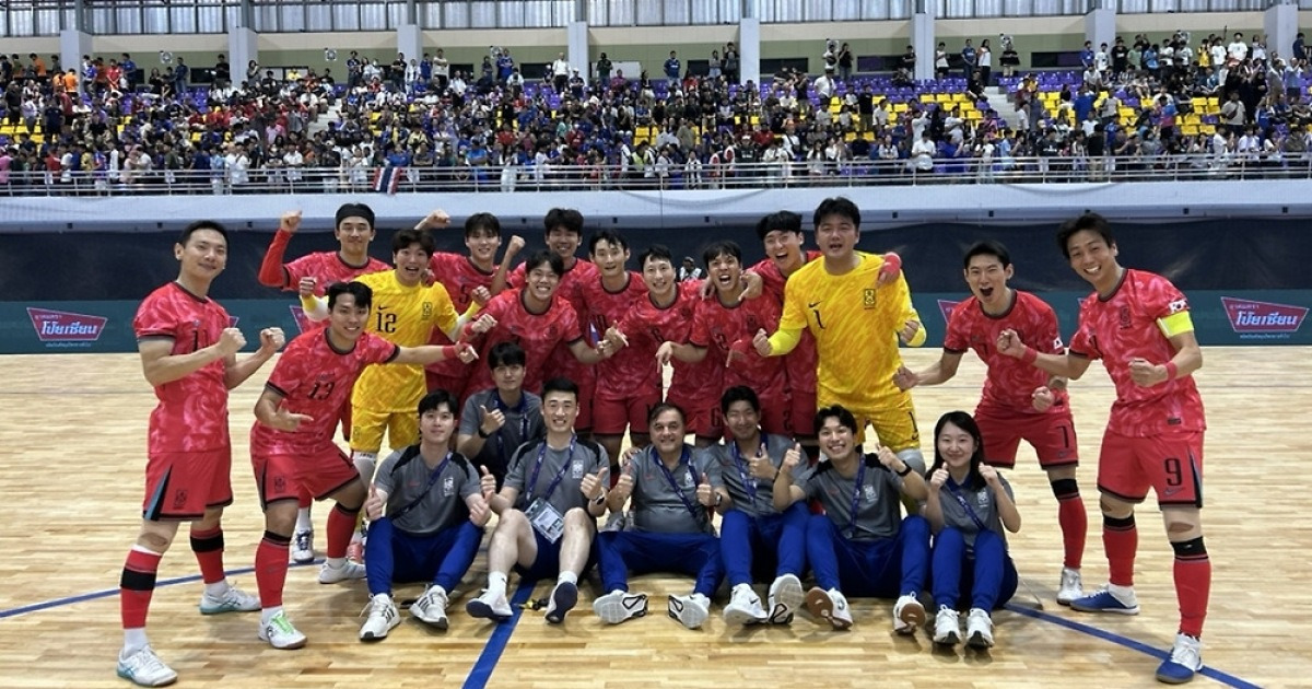 한국 남자 풋살, FIFA 랭킹 16계단 오른 57위