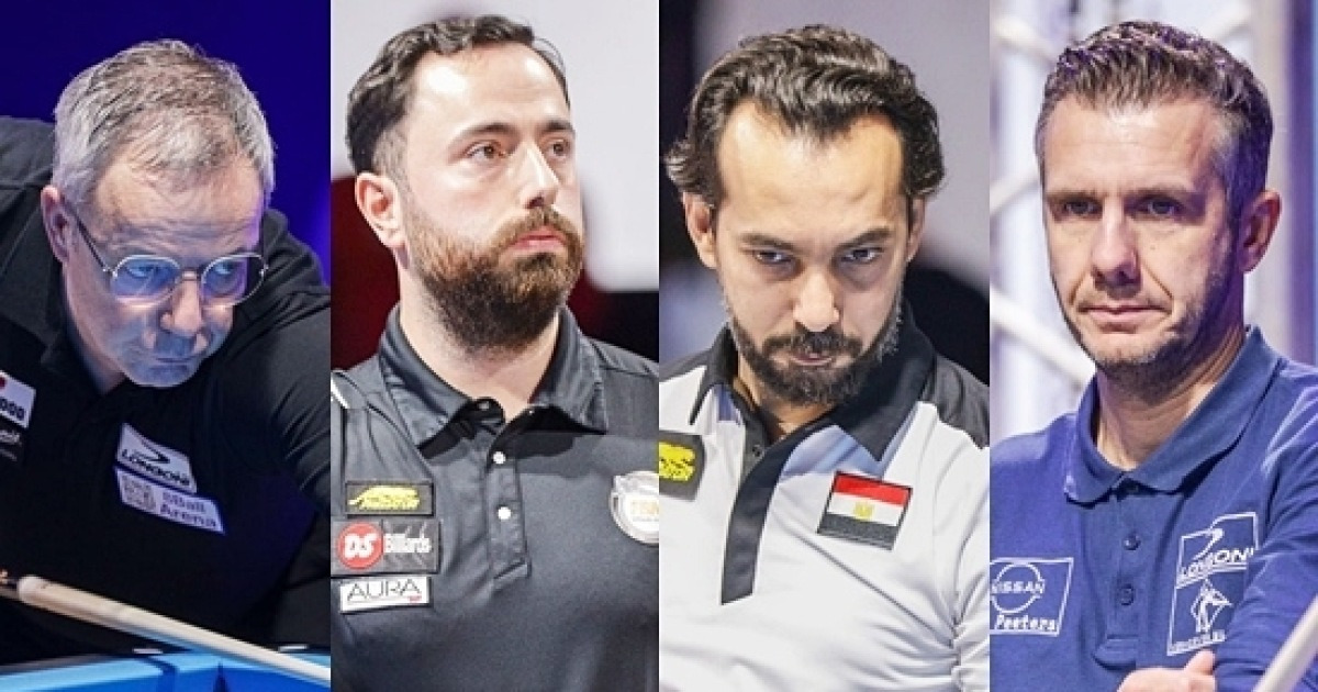 김행직, 야스퍼스에 패배…야스퍼스-B.카라쿠르트, 시돔-클루망 4강 압축[샤름엘셰이크3쿠션월드컵]