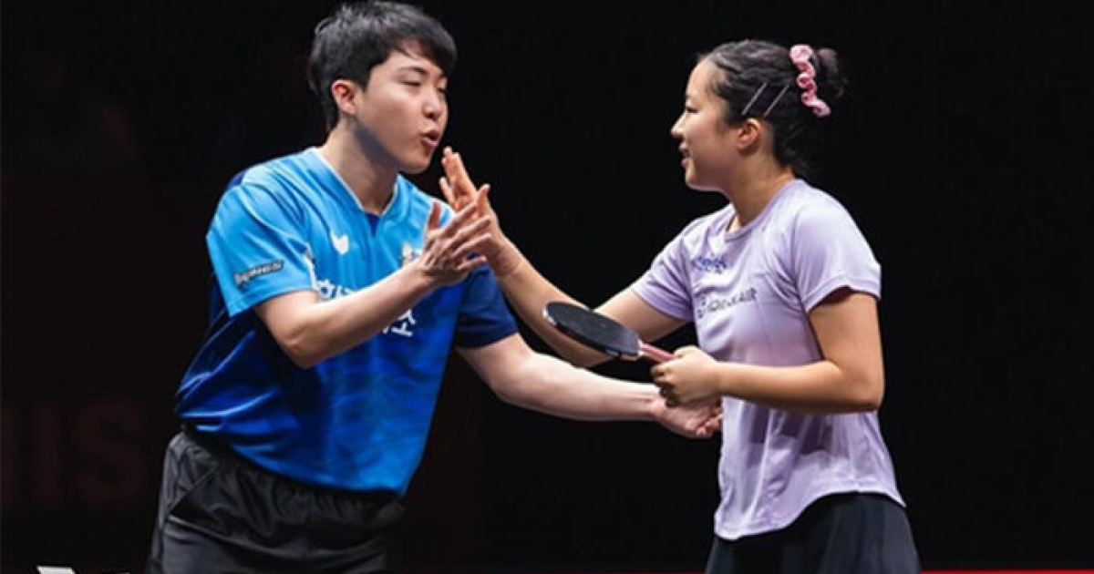 탁구 임종훈-신유빈, '천적' 중국 왕추친-쑨잉사 꺾고 혼복 우승