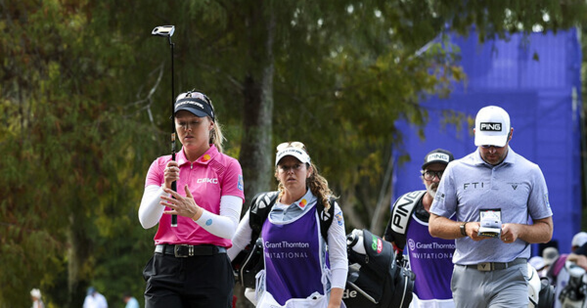 '환상 호흡' 헨더슨-코너스, 둘째날 포섬 4위로 도약…선두는 코글린-노박 [LPGA·PGA]