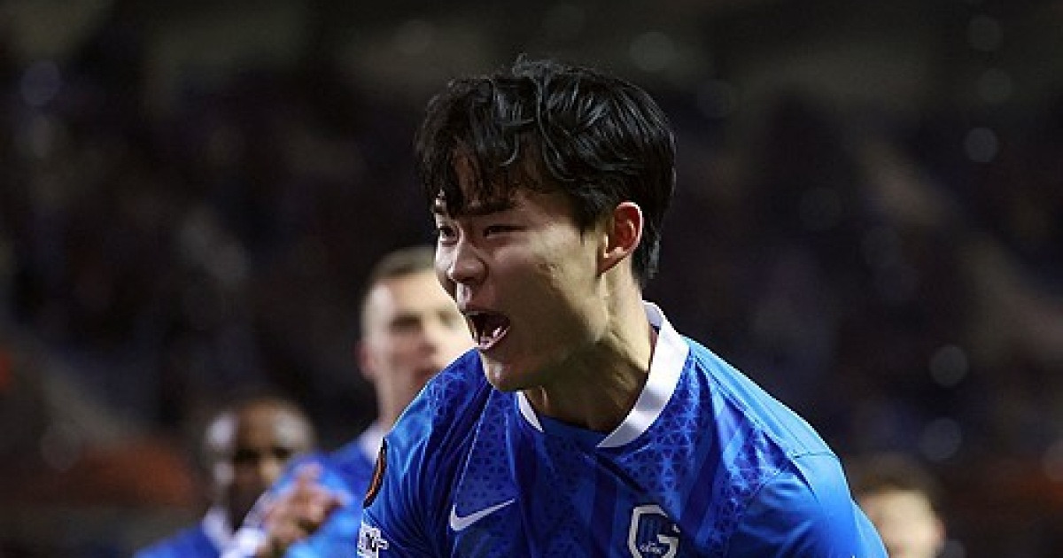 교체 투입 오현규, 후반 추가시간 극적 동점골… 6호골 작렬