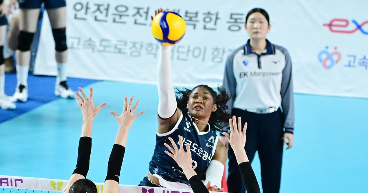 도로공사 대역전극… ‘여오현 매직’ 잠재우고 선두 질주