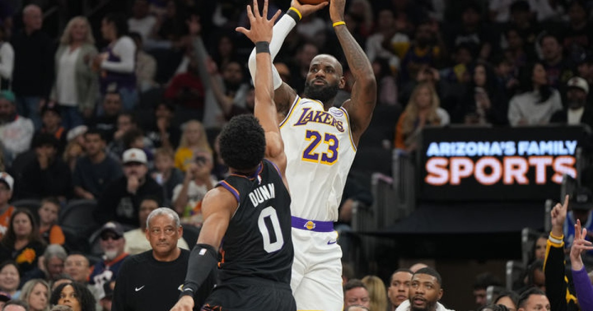 NBA 레이커스, 피닉스 116-114 격파…르브론·돈치치 맹활약