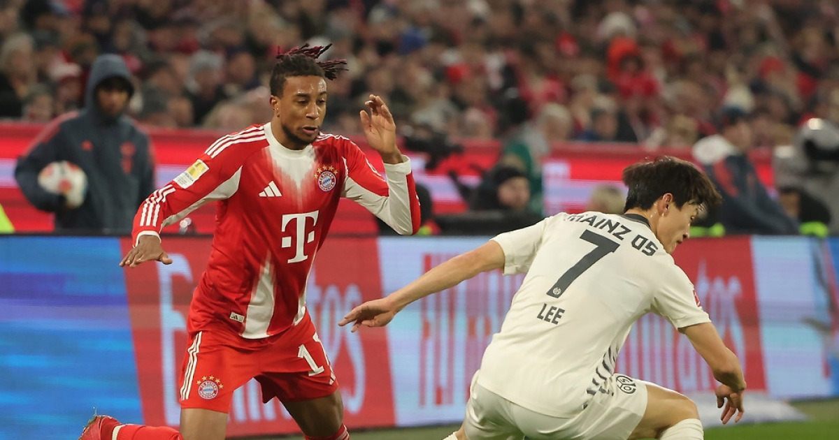 이재성, 김민재 앞에서 헤더골…분데스리가 한국인 맞대결, 마인츠-바이에른 뮌헨 2-2 무