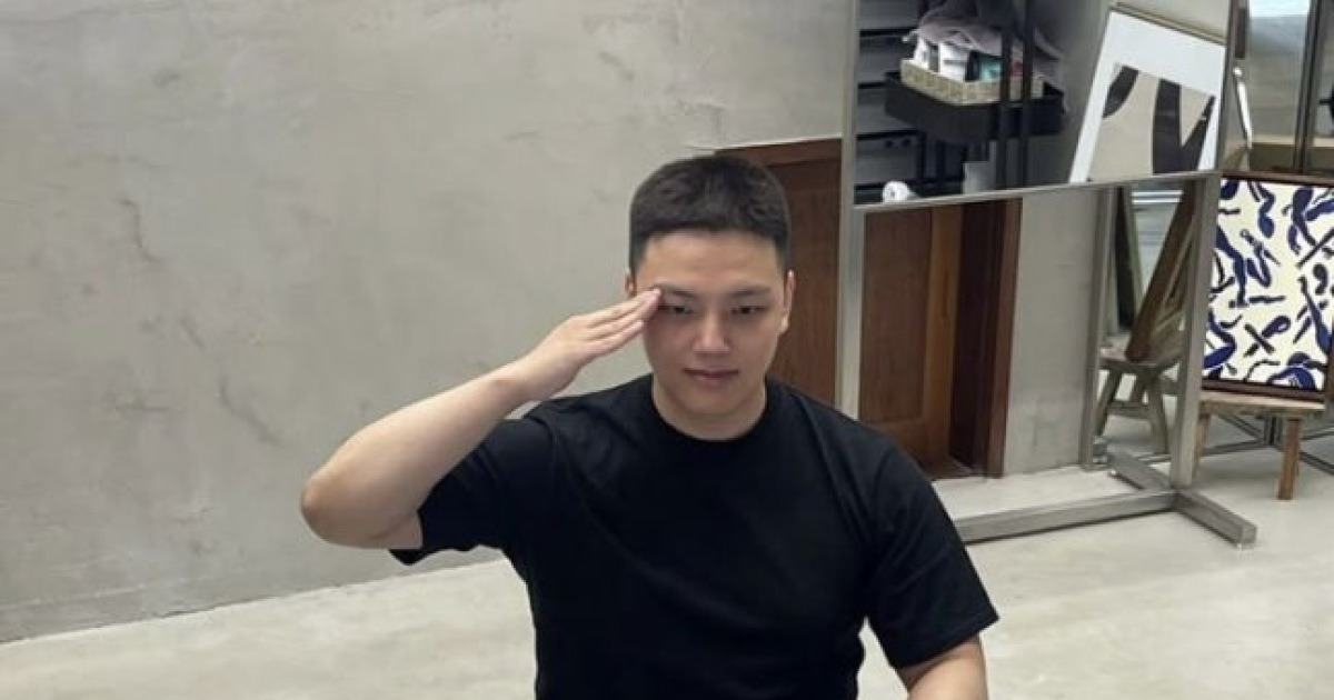 '삭발 헐크' 여진구, 오늘(15일) 카투사 입대