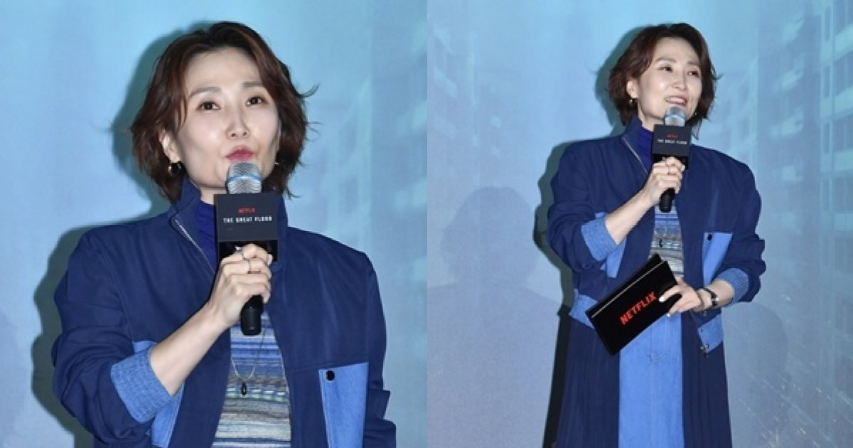 박경림 패션에 ‘대홍수’ 났다‥155㎝ 안 믿기는 올블루 아우라