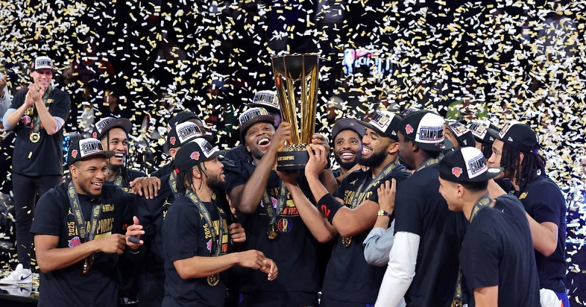 '52년 무관' 끊은 뉴욕, NBA컵 우승 감격…MVP 브런슨