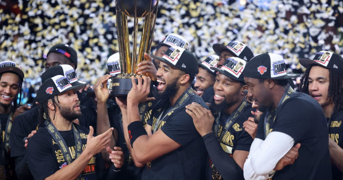 뉴욕, 샌안토니오 누르고 NBA컵 우승…MVP는 브런슨