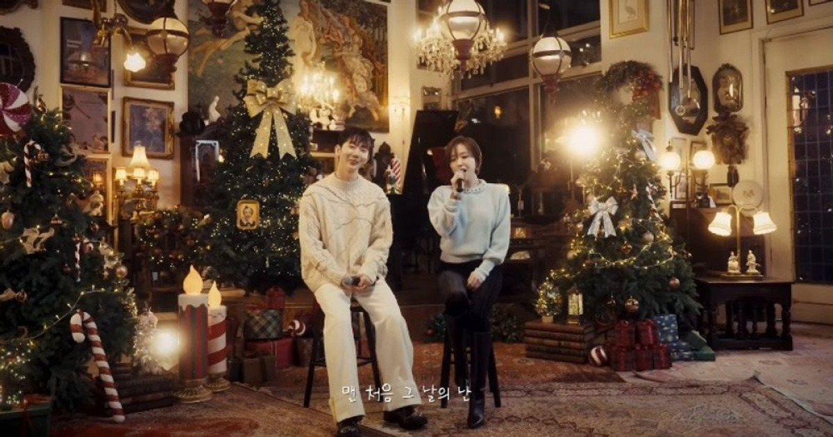 조권X가인, 다시 만난 아담부부... '우리 사랑하게 됐어요'로 16년 만 입맞춤 [RE:스타]