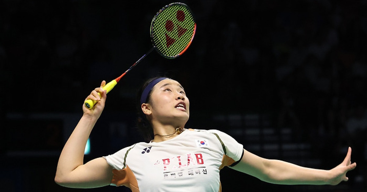 왕중왕전도 승승장구 안세영, 미야카지에 2-0 완승…4강 확정