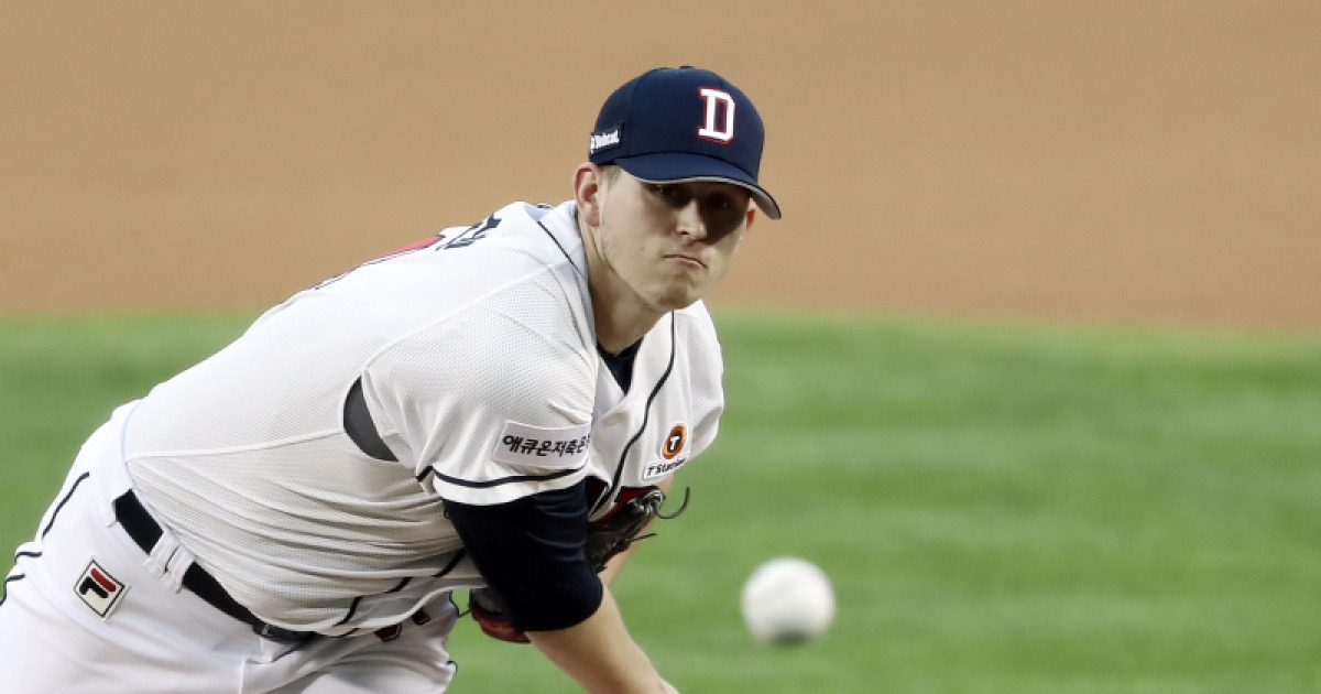 '역수출 신화' 플렉센 6년 만에 두산 컴백, 잭로그도 붙잡았다 [공식발표]