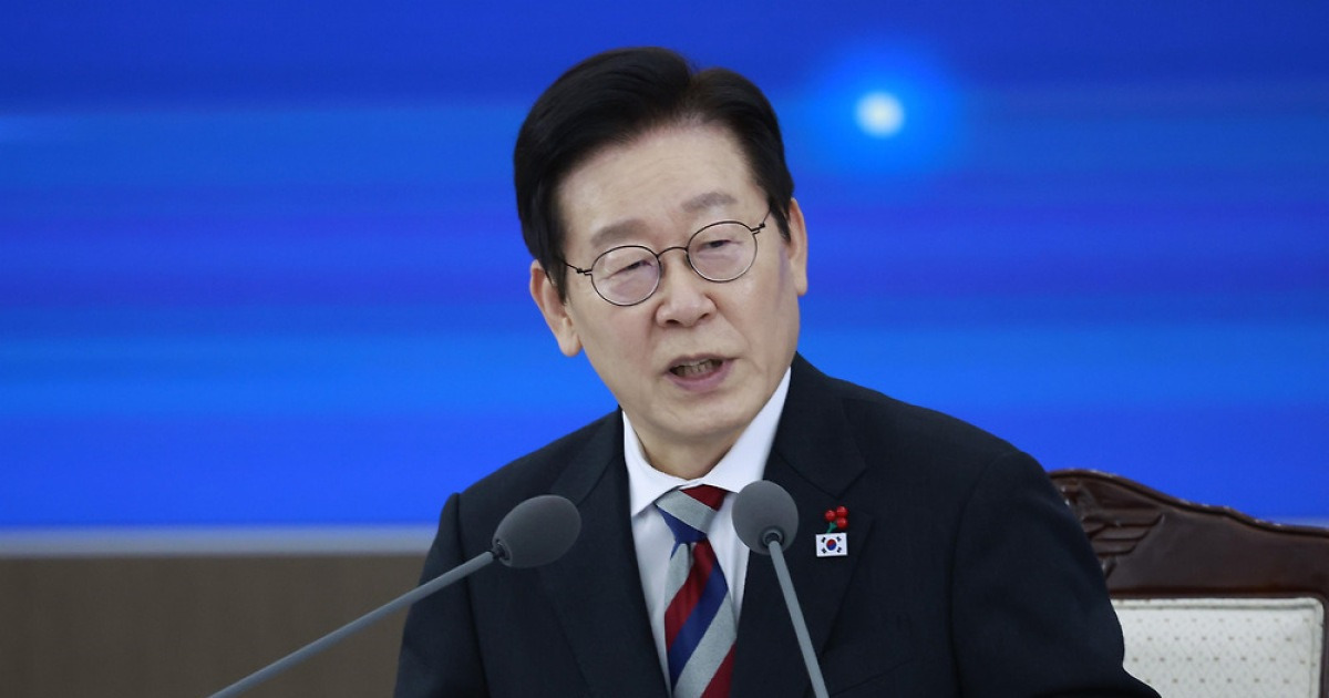 국방부 업무보고에서 발언하는 이재명 대통령(보도 이미지)