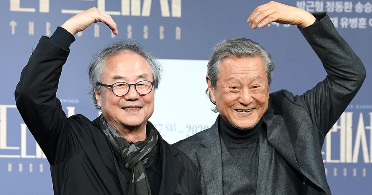 "쇠약해진 노년이지만"…'60년 연기 인생' 박근형·정동환, 왜 무대에 오르나 (더 드레서)[종합]