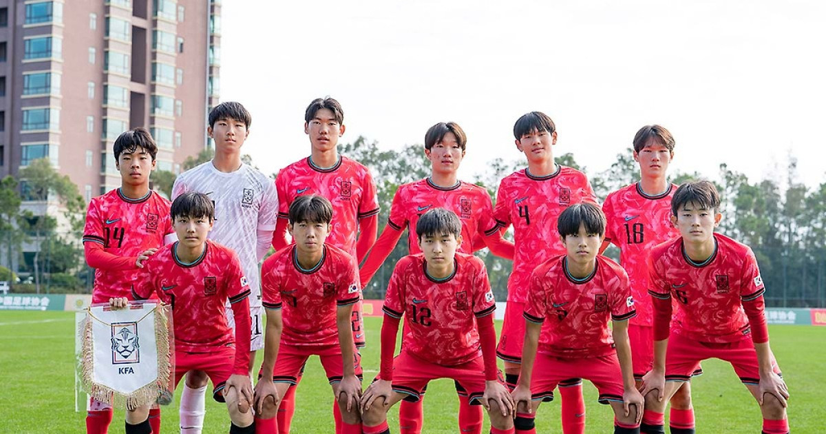 韓 축구, 홍콩에 졌어? 일본 이겼잖아!…U-15 축구대표팀, 중국 친선대회서 日 3-0 완파