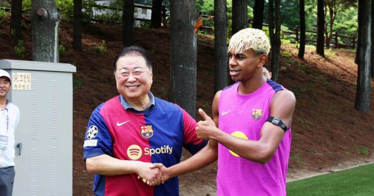 '나이스 침투'... 韓 2부 신생팀 구단주가 야말에 건넨 선물, 파주의 '프런티어 정신'에 날개 달까?