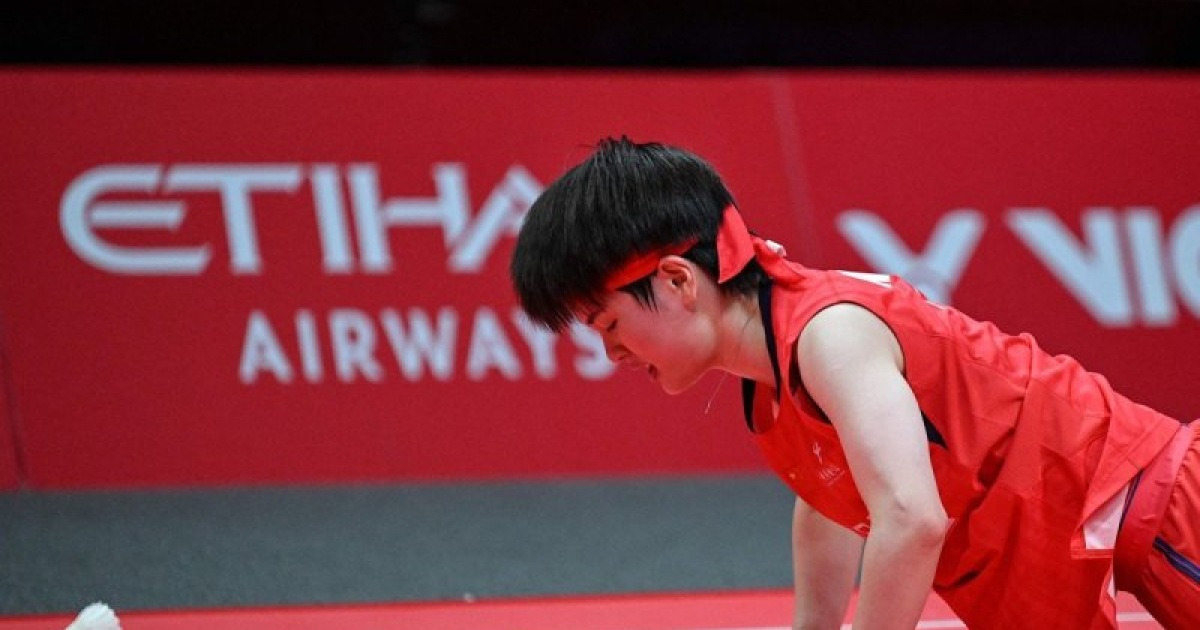 BWF 관계자도 당황했다. 세계 2위 왕즈이, 결승 패배 후 오열 한 이유... 이러다 '안세영 트라우마' 생기겠네