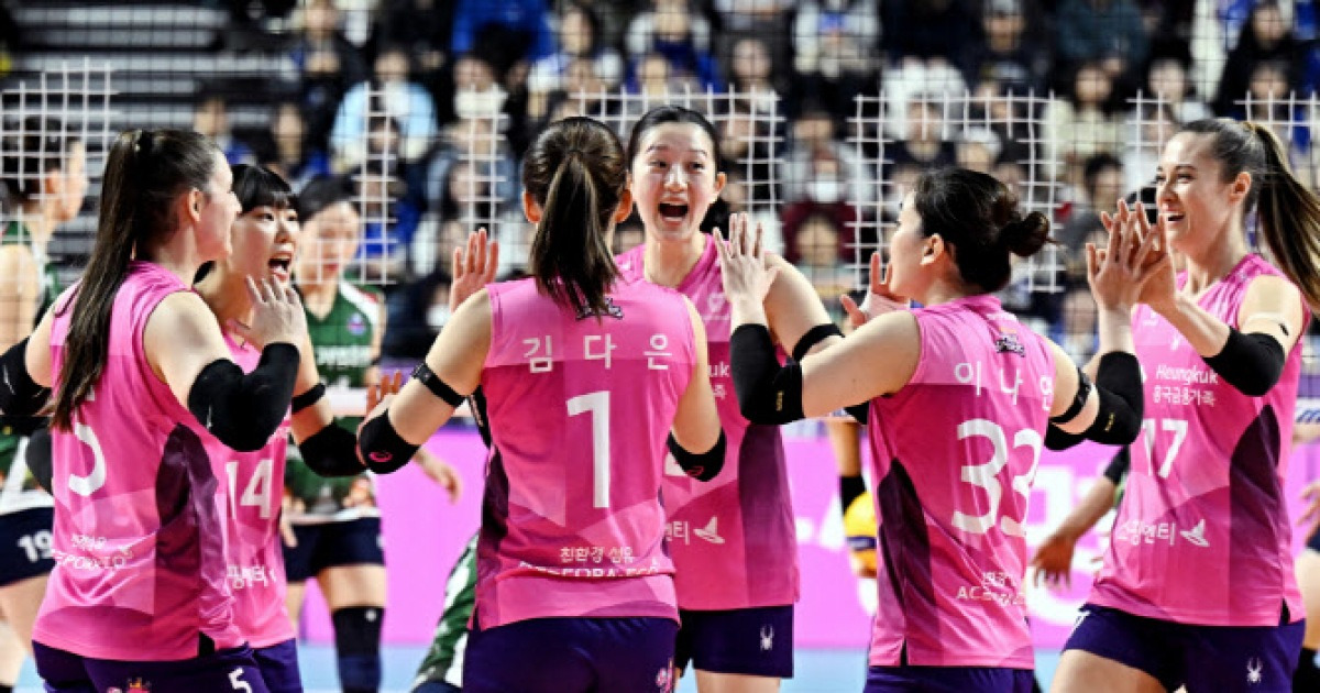 '확 달라졌네' 흥국생명, IBK기업은행에 완승...시즌 첫 3연승