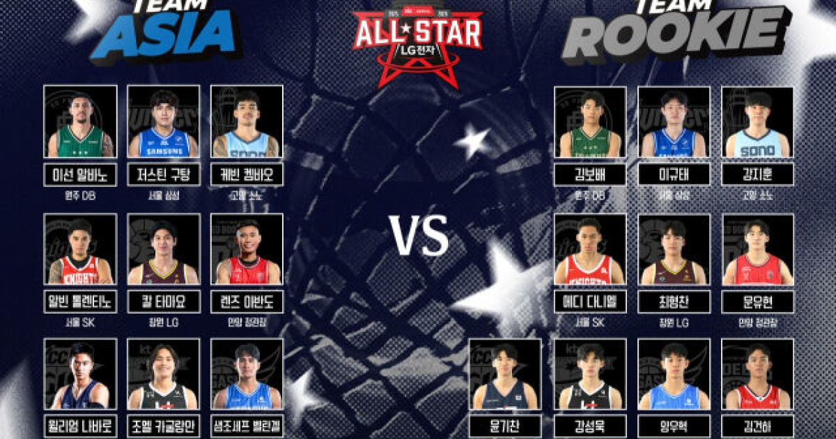 KBL, 1월 17일 올스타전 전야제 행사 공개…함지훈의 '팀 루키' vs 허일영의 '팀 아시아' 격돌
