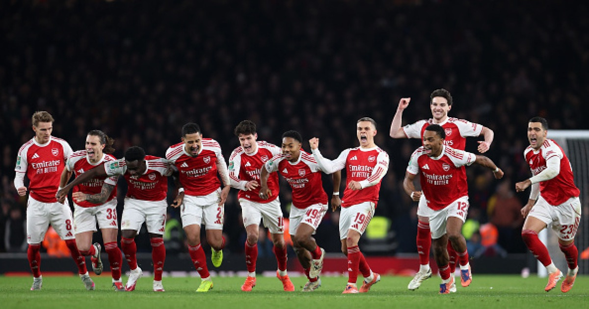 아스널 4강 진출, 승부차기 혈투 끝 팰리스에 진땀승