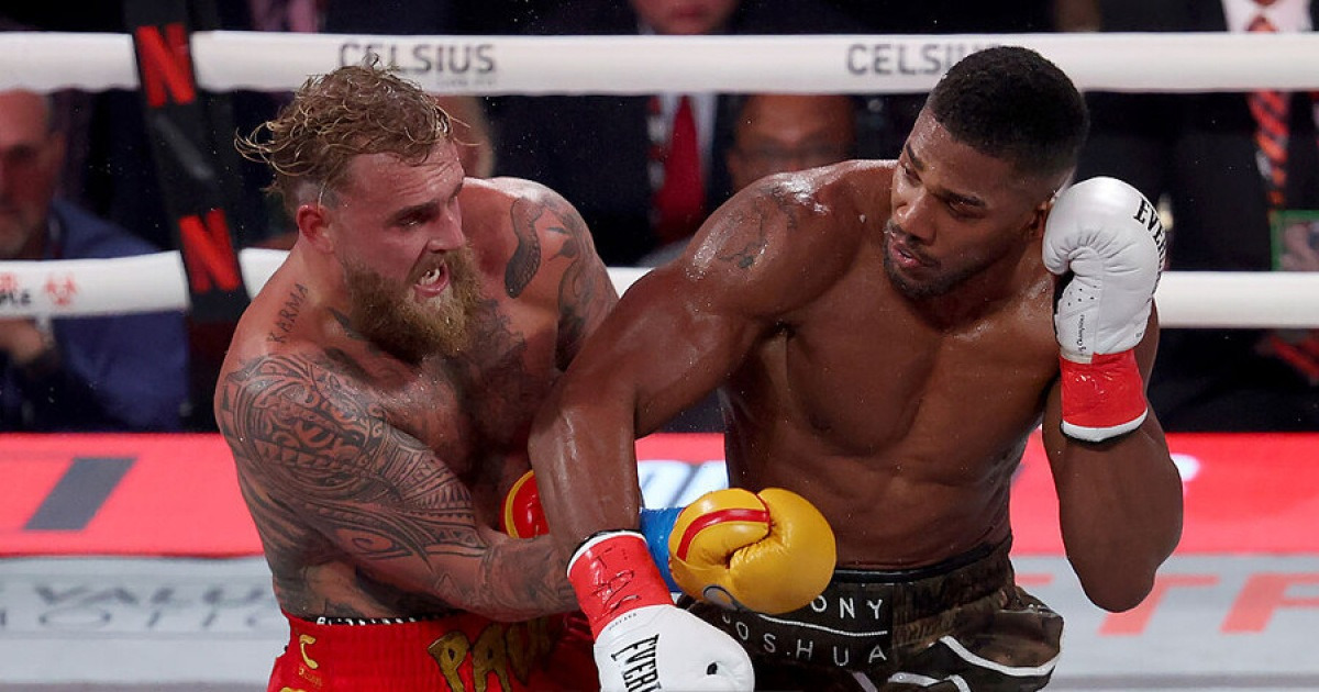 "수상하다, 베팅 때문인가" 조슈아가 제이크 폴 봐줬다?…전 UFC 챔피언 의혹 제기