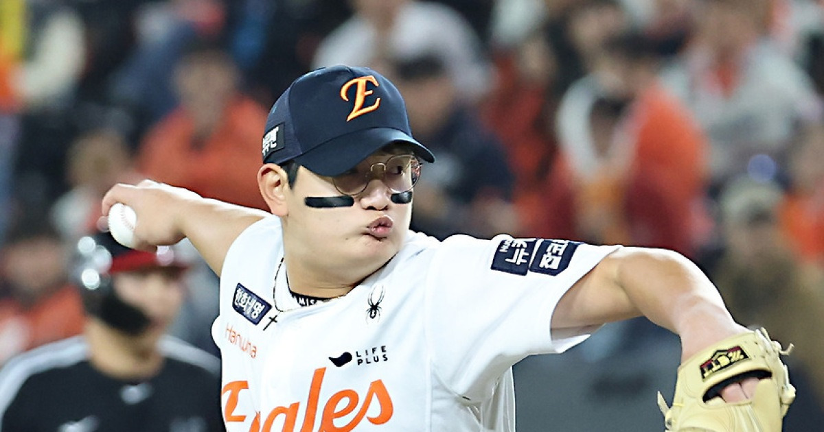 한화 김서현, 시즌 막판 얼마나 속상했으면…"솔직히 미워하셔도 된다"