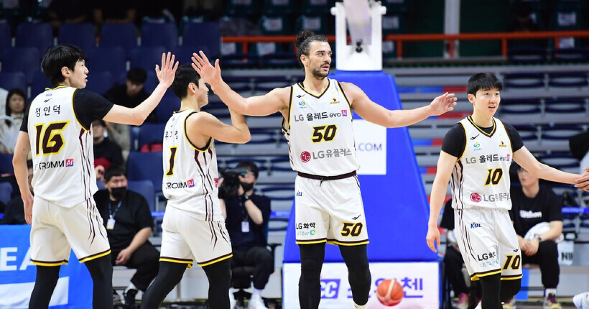 ‘1-2위다운 2차 연장’ LG, KCC전 10연승 질주…KCC 7연승 중단