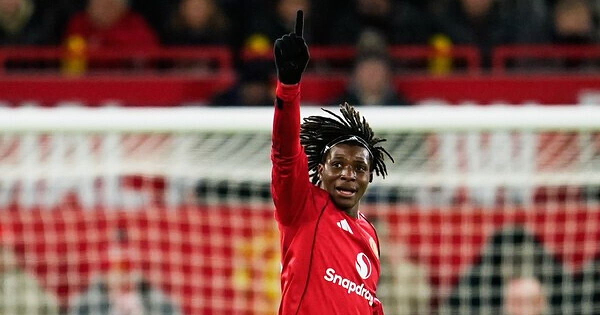 맨체스터 유나이티드-뉴캐슬전에서 득점 장면이 보도된 대표 이미지