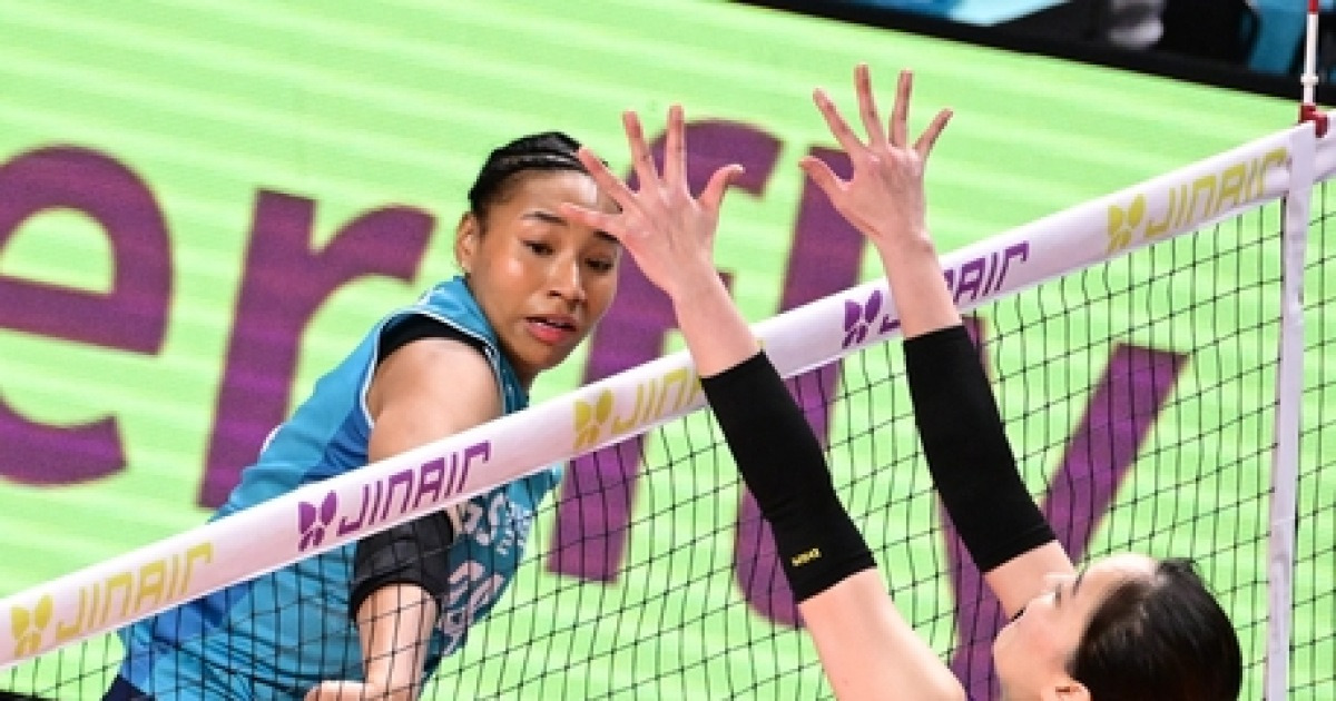 실바 45점 폭발, 장충을 흔들다…GS, 흥국생명 꺾고 5세트 혈투 승리