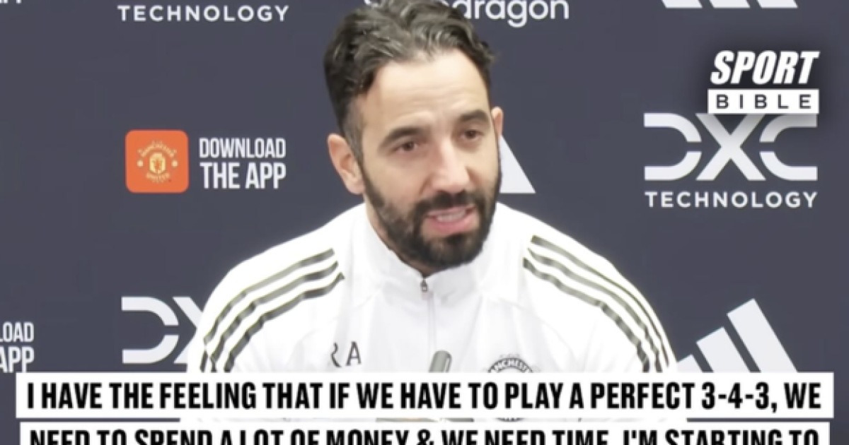 “교황도 못 바꾼다” 맨유 아모림 감독의 ‘3백 사랑’ 이제야 포기하나…"많은 돈 필요해"