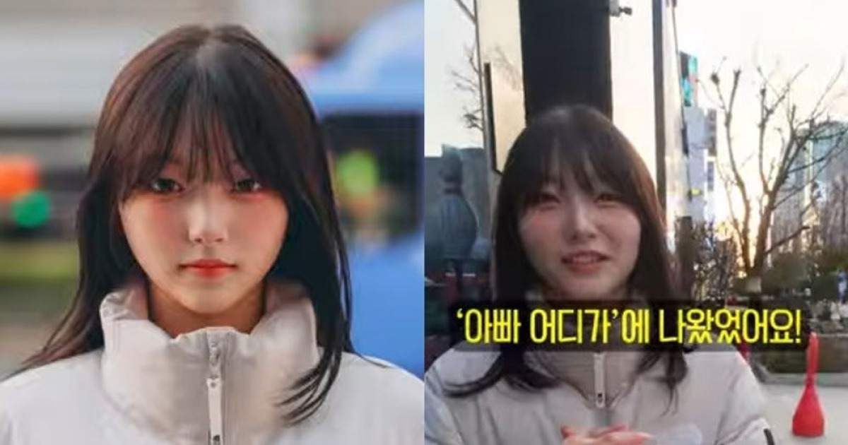 정웅인 딸 소윤, 더 예뻐졌네...길거리서 깜짝 섭외 "배우될 상이네" [RE:뷰]