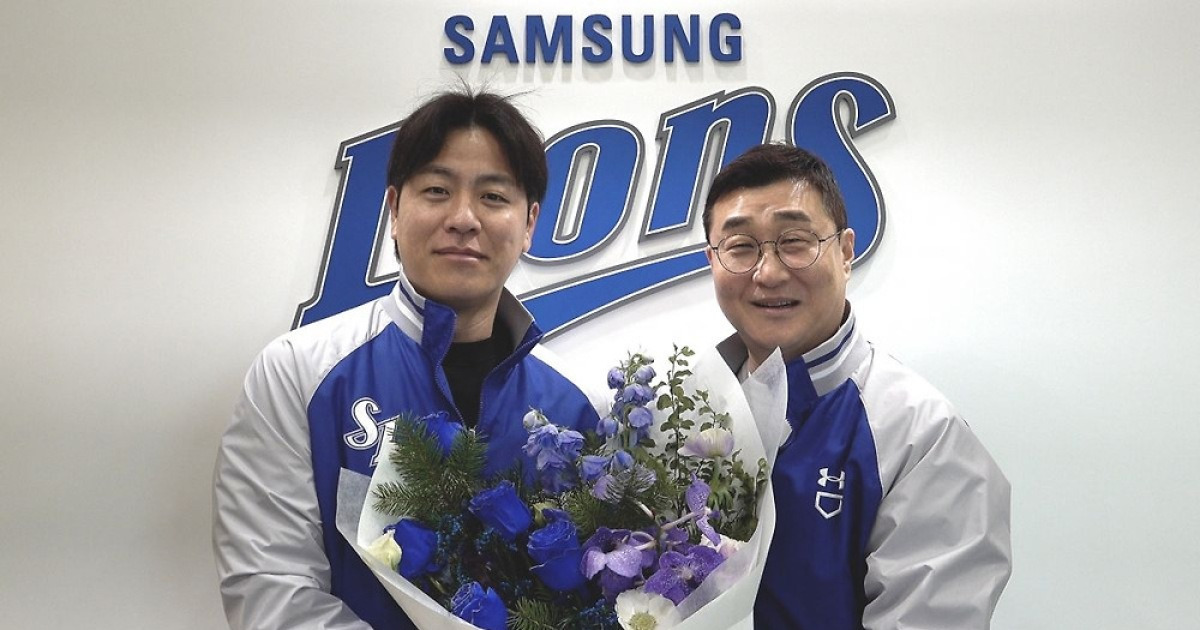 강민호, KBO리그 최초 4번째 FA 금자탑…삼성과 2년 재계약