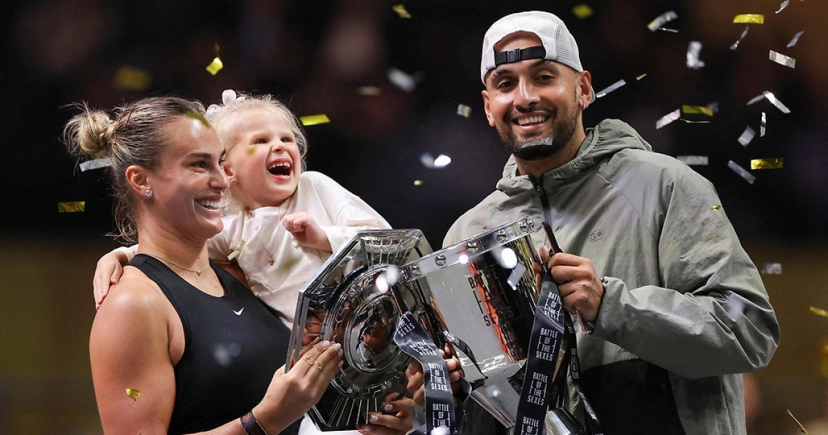 키리오스, 사발렌카와 테니스 성대결서 2-0 승리…긴장 느꼈다