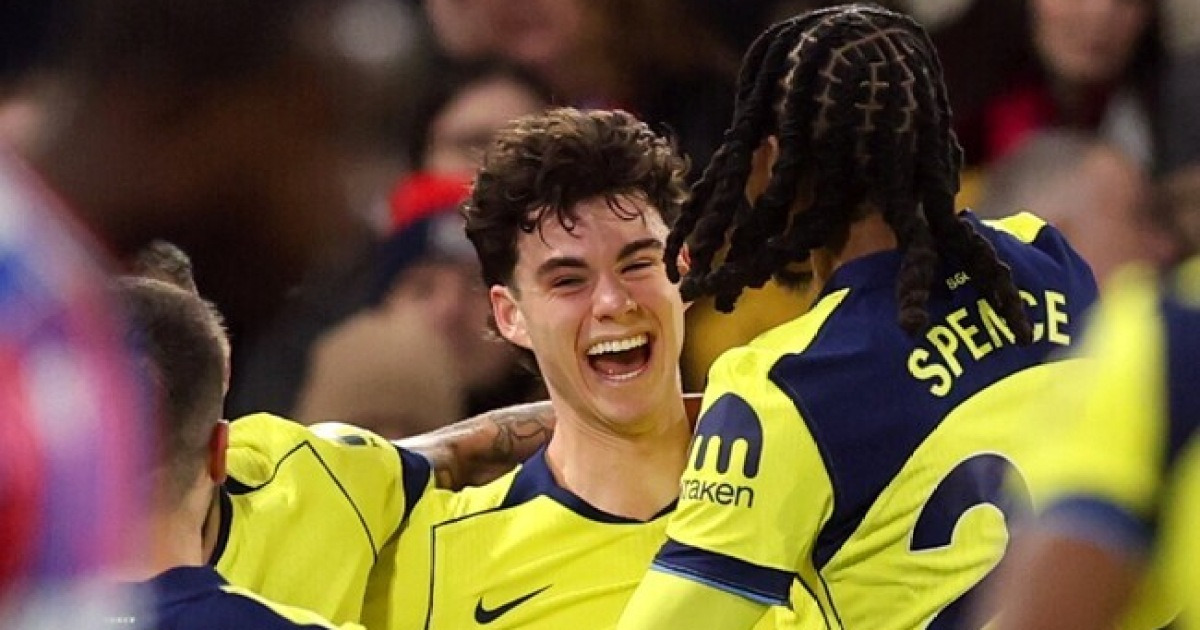 [pl.review] '히샬리송 AS→2006년생 그레이 결승골' 토트넘, 팰리스에 1-0 승리...2연패 탈출+11위 도약