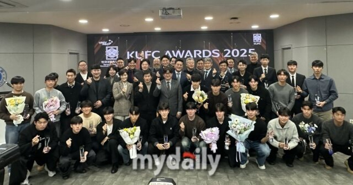 고경록 올해의 선수+박종관 올해의 감독+올해의 팀...'2025시즌 4관왕' 단국대, KUFC AWARDS 올킬! [MD현장]