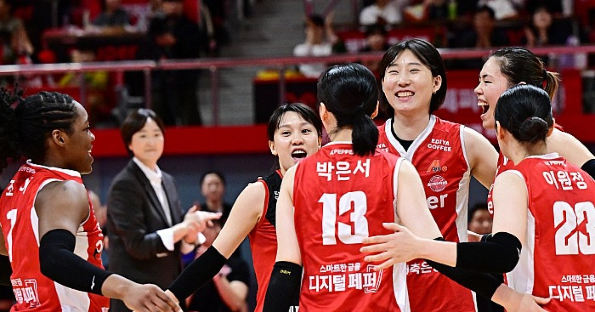 승리에 목말랐던 페퍼저축은행···GS칼텍스 꺾고 연패 탈출 성공