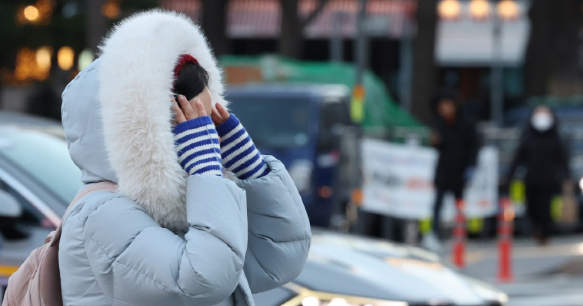 한파 재난 위기경보 관련 보도 이미지