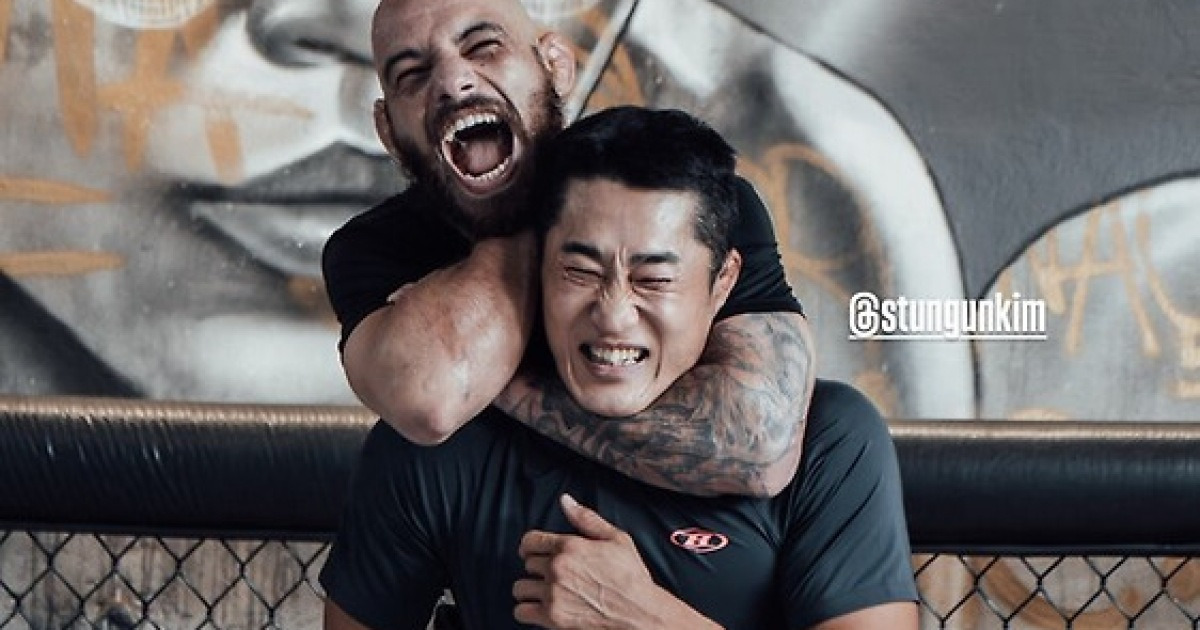천하의 '스턴건' 김동현도 당했다! '韓 UFC 파이터' 고석현·김상욱에게 특별 기술 전수한 제앙 실바..."브라이스 미첼 잡은