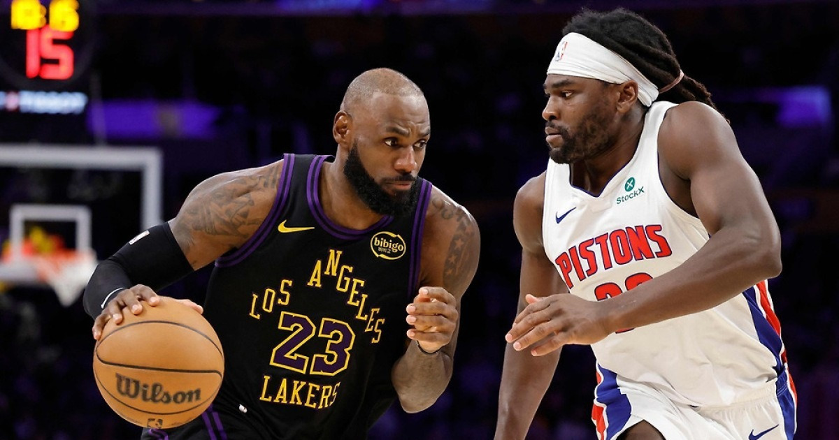 41세 생일 맞이한 제임스 17점…레이커스는 디트로이트에 대패