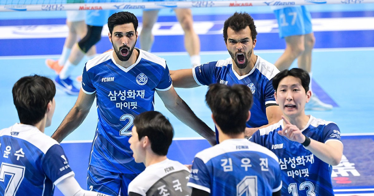'새해 첫날 대역전극' 삼성화재, 선두 대한항공 3-2 제압→시즌 첫 연승…아히 29점 폭발! [계양:스코어]